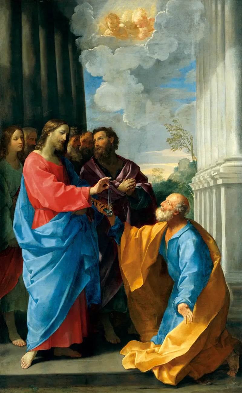 Chrystus wręczający klucze świętemu Piotrowi - Guido Reni