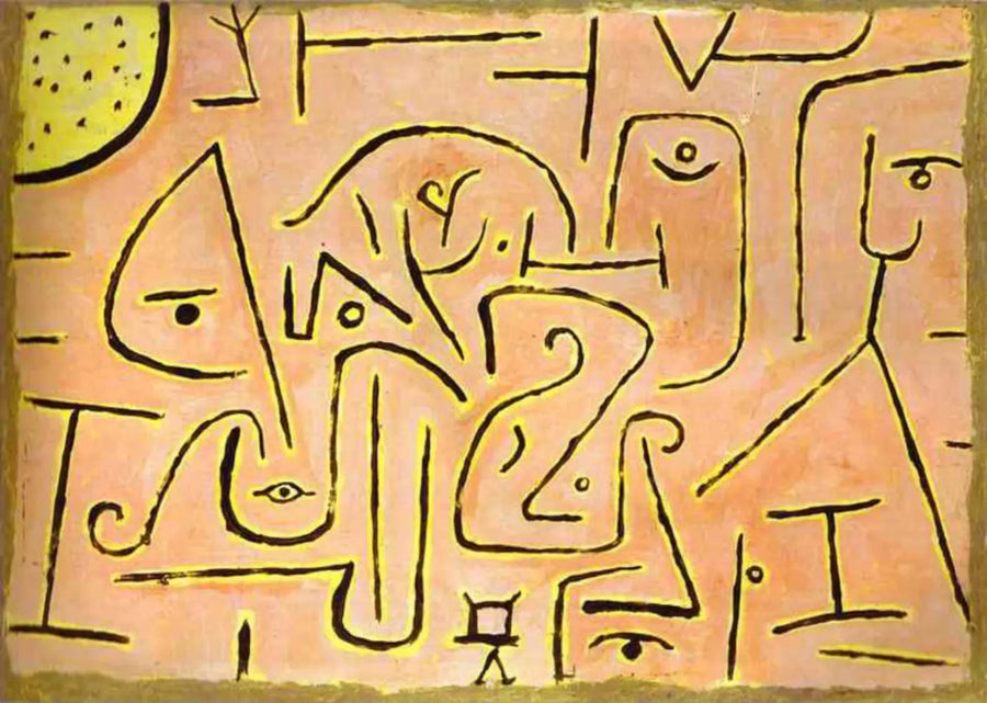 Contemplating - Paul Klee