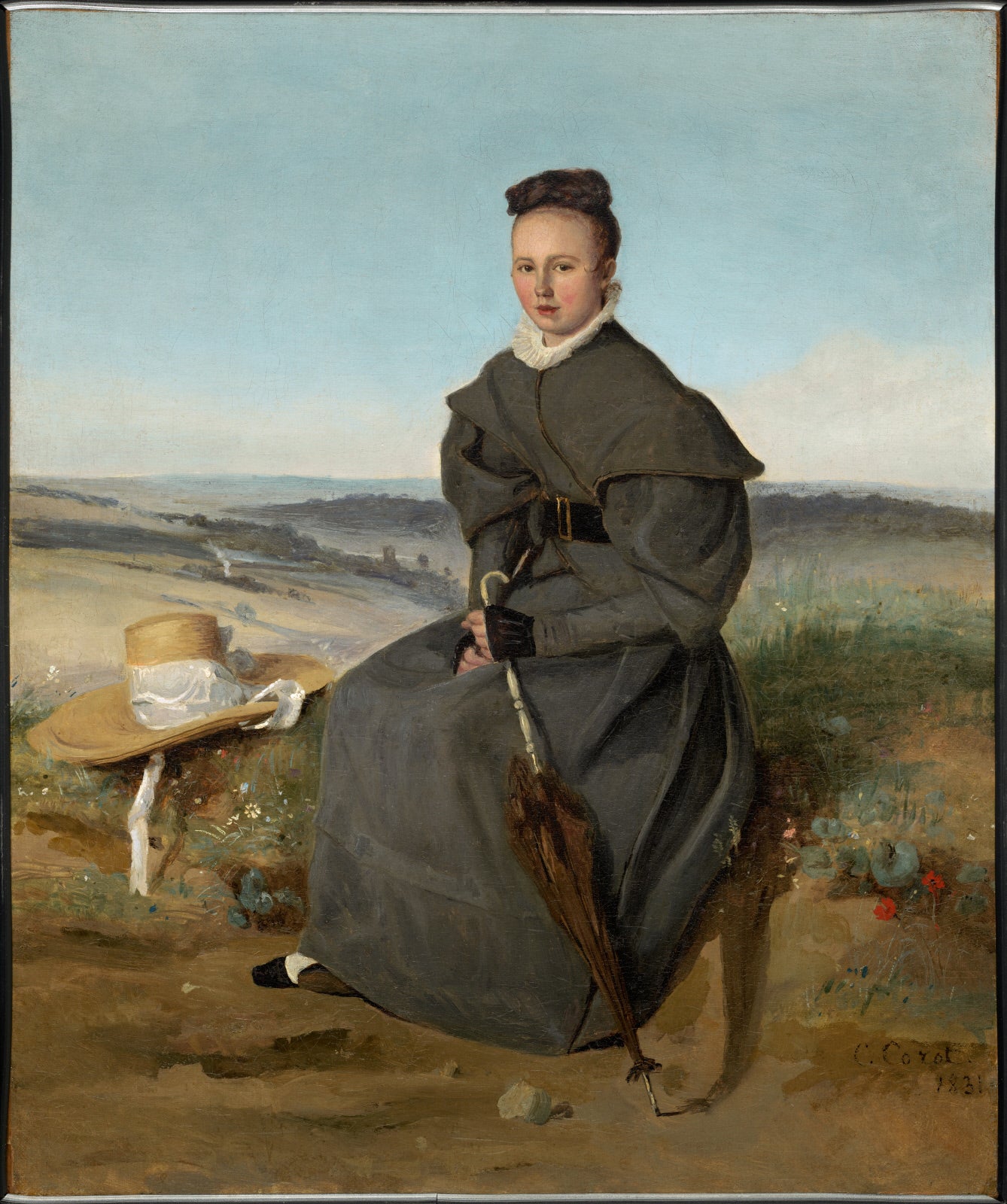 Louise Harduin au matin - Jean-Baptiste Camille Corot