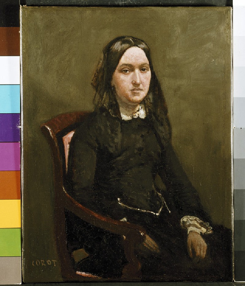 Mme Bison - Jean-Baptiste Camille Corot