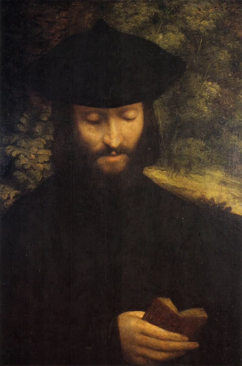 Portret mężczyzny z książką - Antonio da Correggio