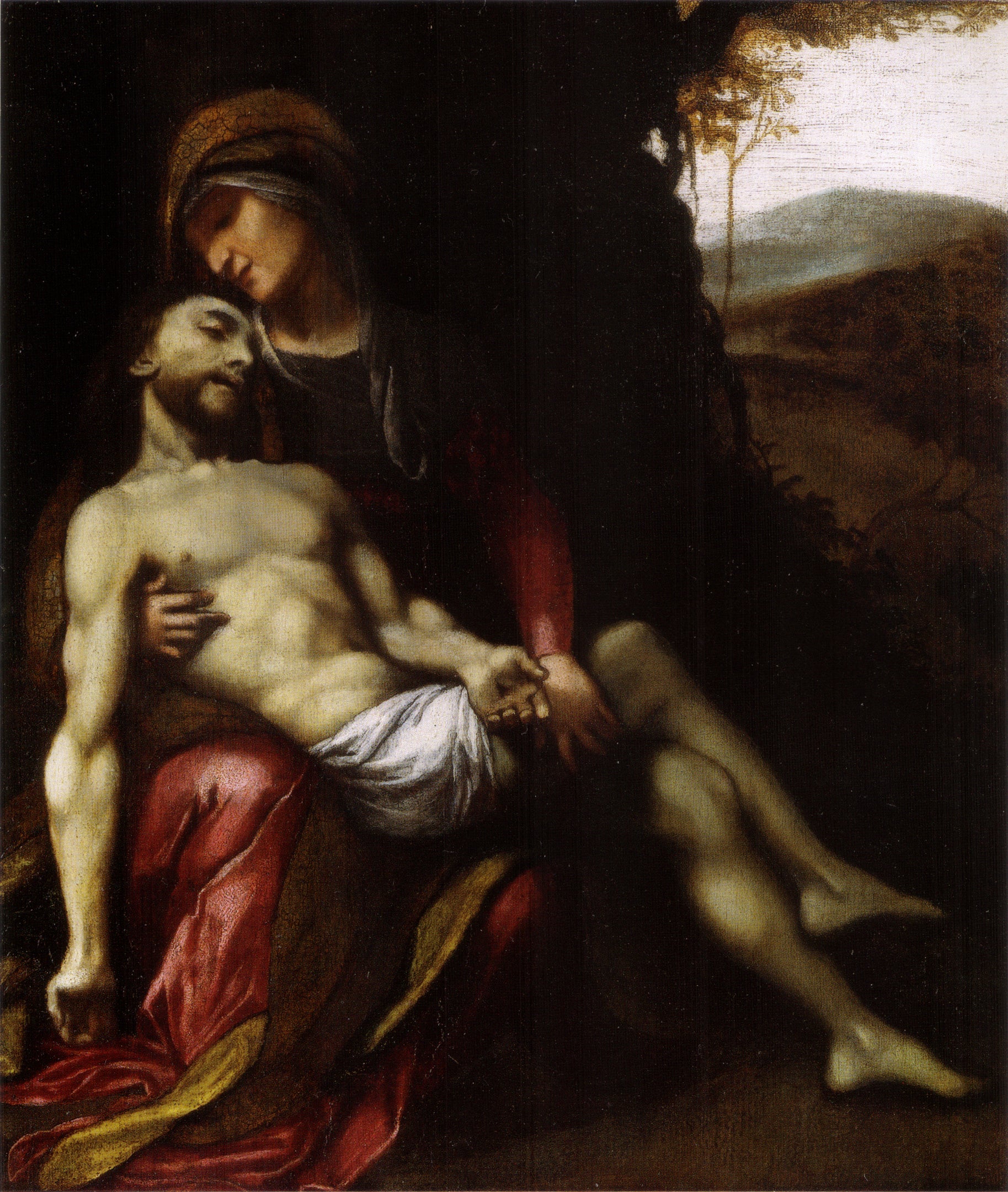 Pietà - Antonio da Correggio