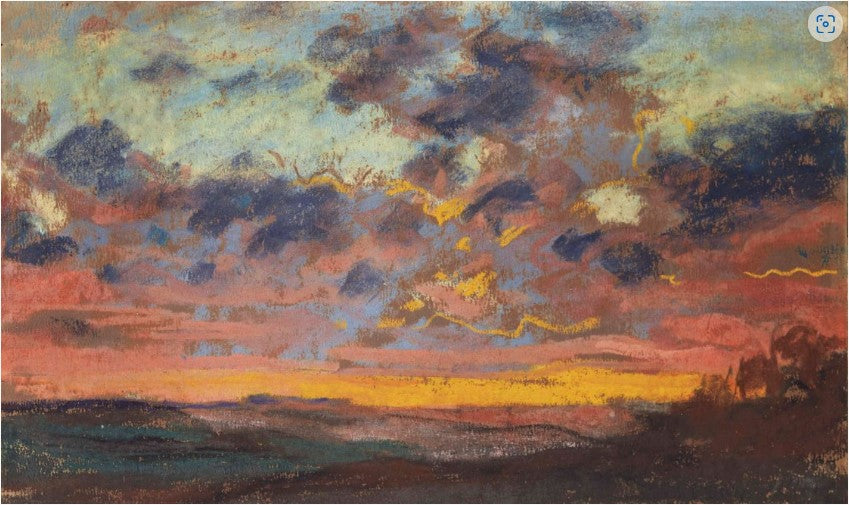 🌇 Zachód słońca – Claude Monet (ok. 1868)