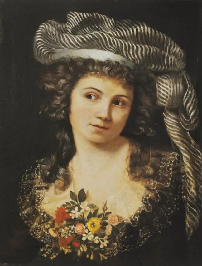 Portret kobiety - Gustave Courbet