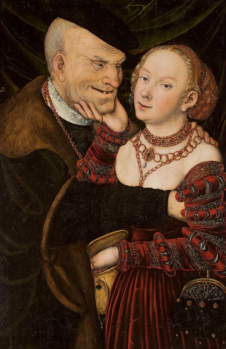 Nieudany duet - Lucas Cranach Starszy