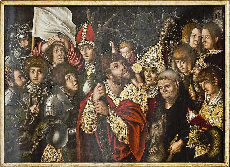Czternaście pomocników w potrzebie - Lucas Cranach Starszy