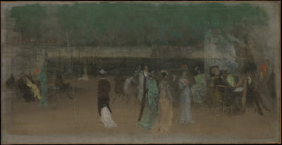 Reproduction du tableau « Jardins de Cremorne, n° 2 - James Abbott McNeill Whistler » par Alpha Reproduction en peinture à l’huile