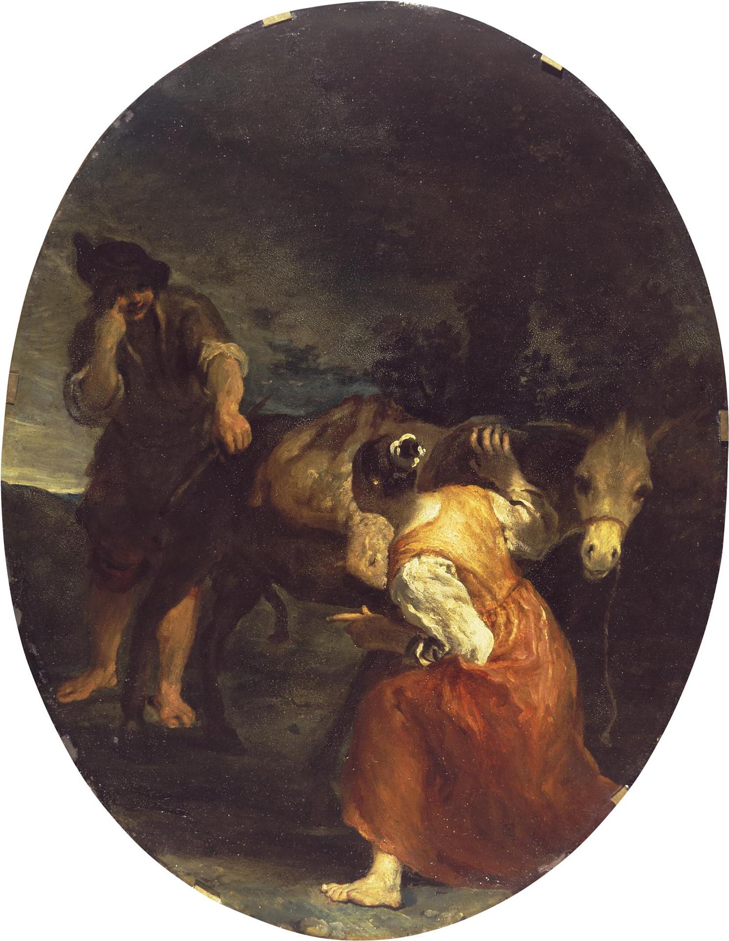 Scène de genre : Berger et Bergère - Giuseppe Maria Crespi