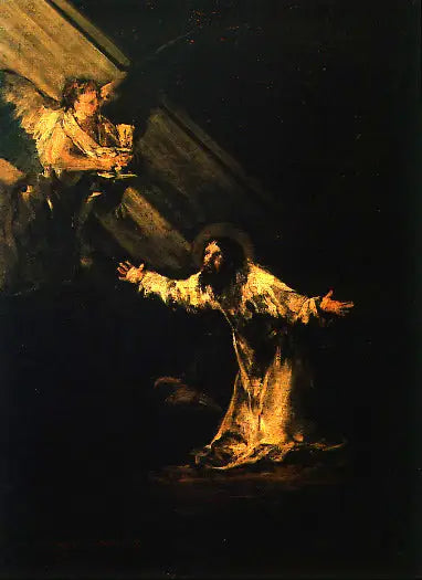 Chrystus w ogrodzie oliwnym - Francisco de Goya
