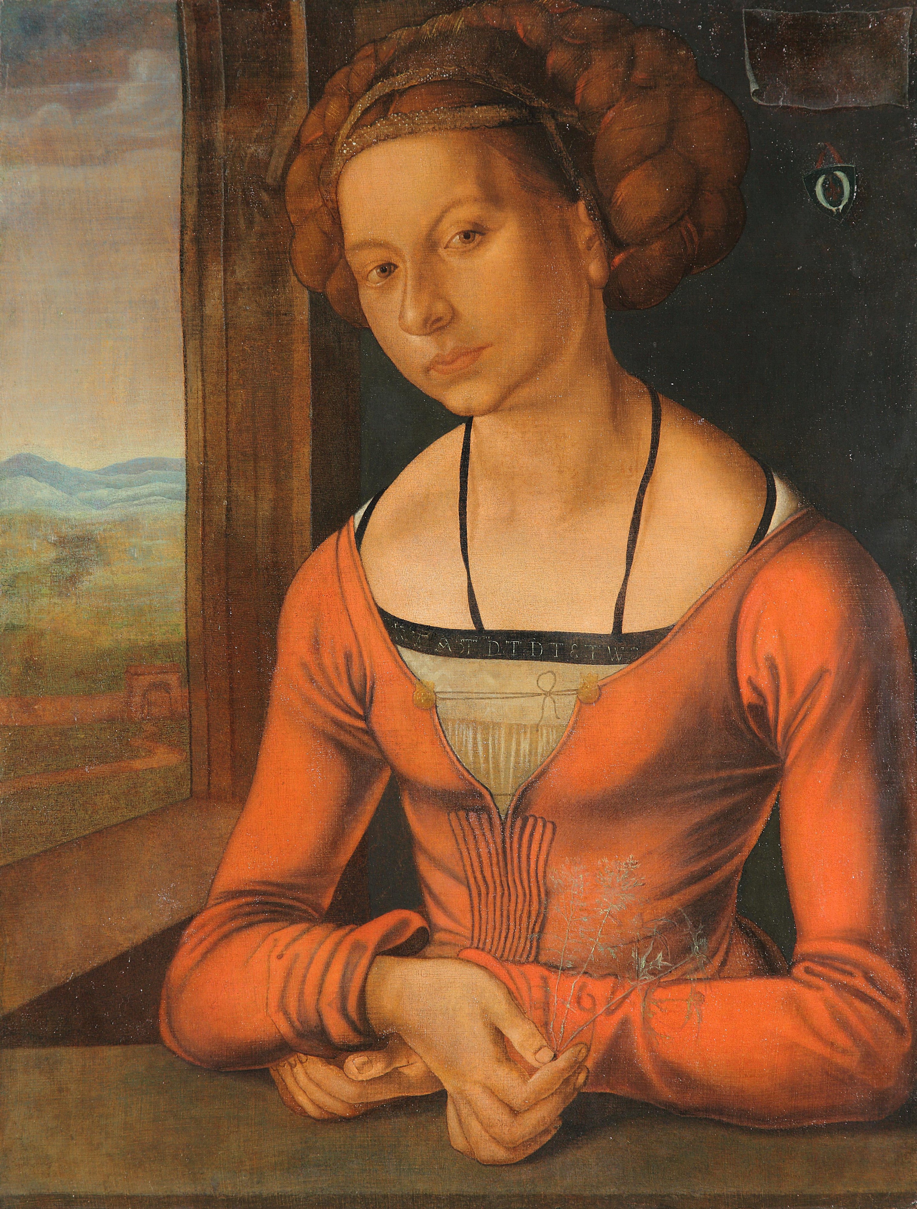 Młoda kobieta, warkocze - Albrecht Dürer