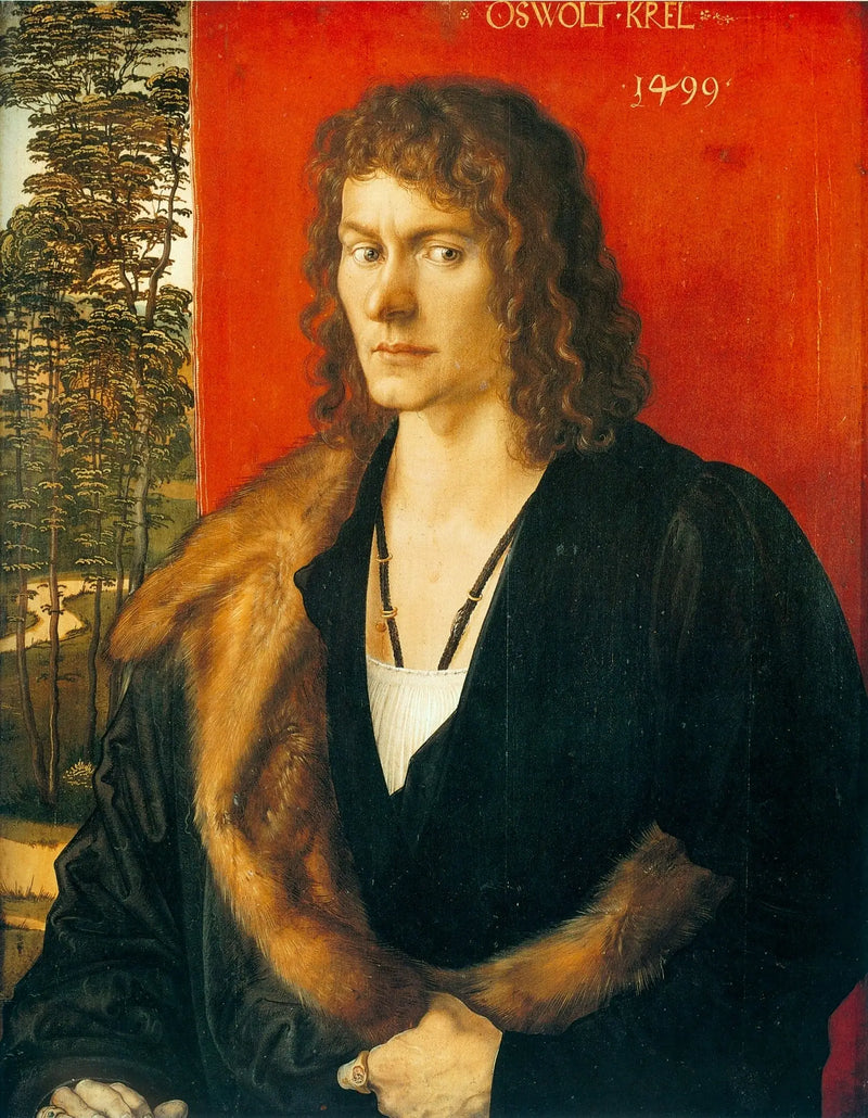 Portret Oswolta Krela : Oswolt Krel - Albrecht Dürer