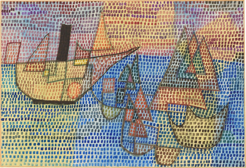 Dredger and Sailboat - Paul Klee