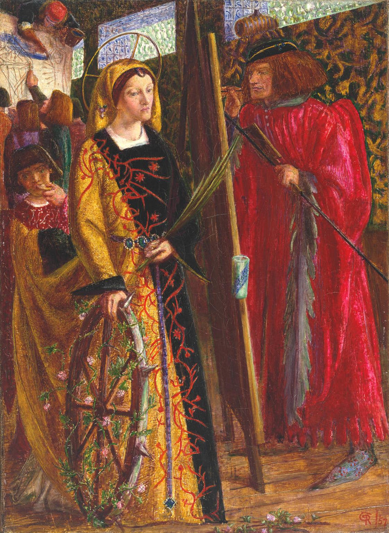 Święta Katarzyna - Dante Gabriel Rossetti