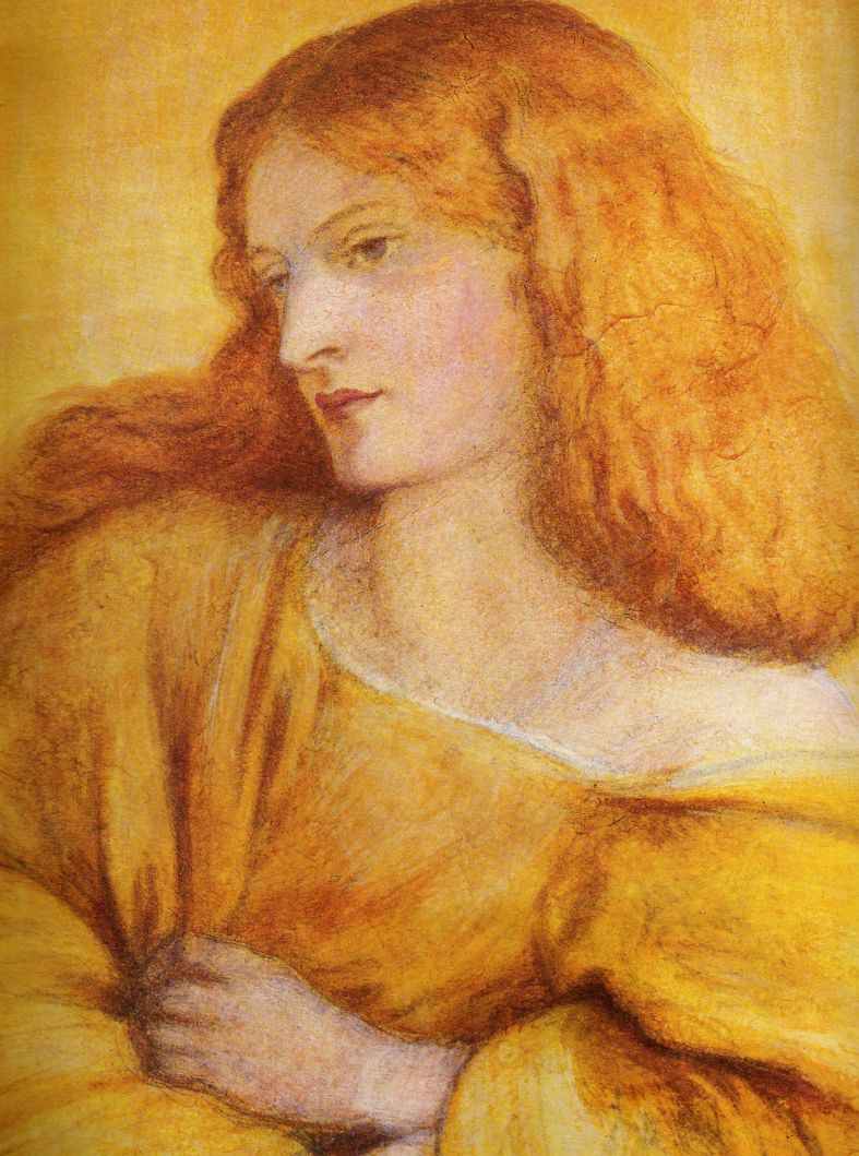 Kobieta w żółtym - Dante Gabriel Rossetti