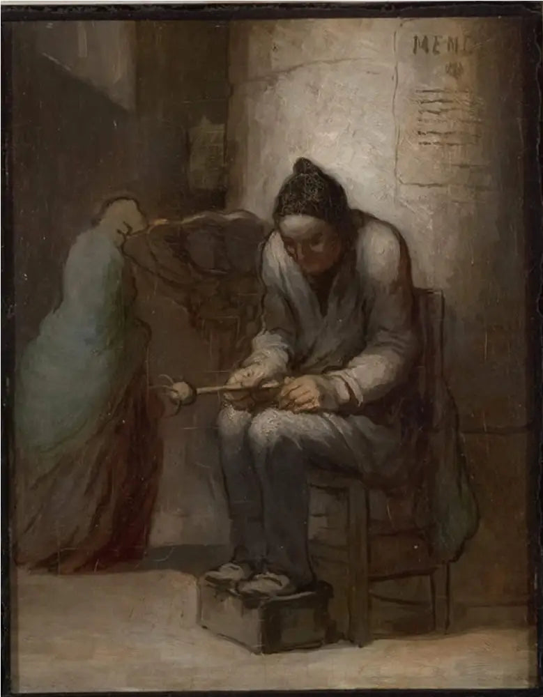 Dawca święconej wody przy Notre Dame - Honoré Daumier
