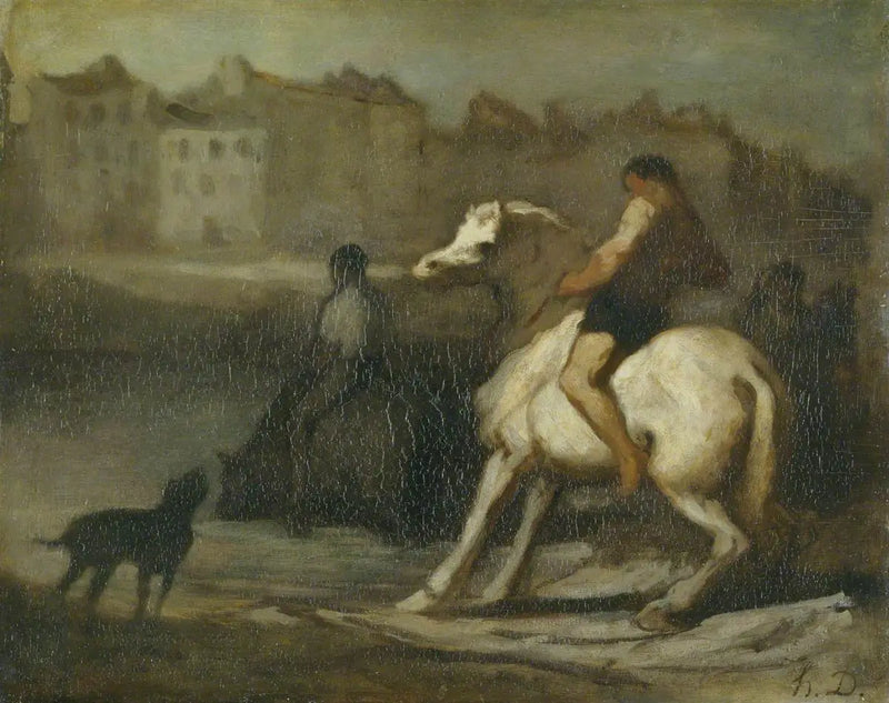 Źródło wody - Honoré Daumier