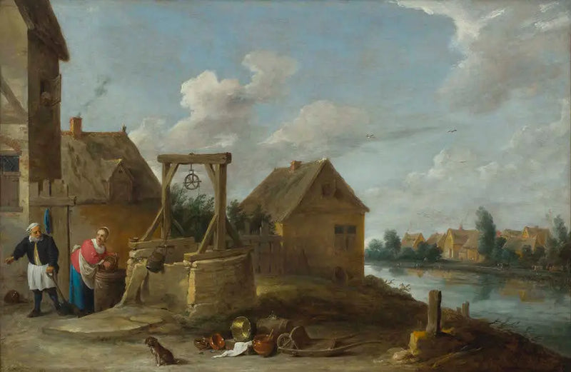 Scena przy studni - David Teniers Młodszy