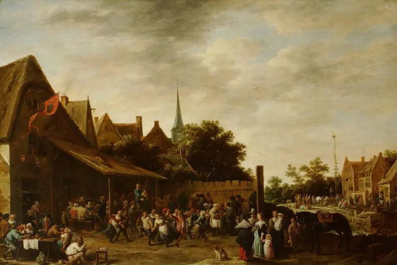 Kermis przed karczmą - David Teniers Młodszy