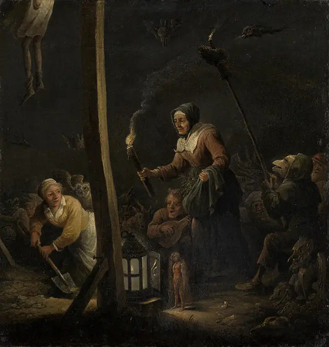 Scena czarownicy - David Teniers Młodszy