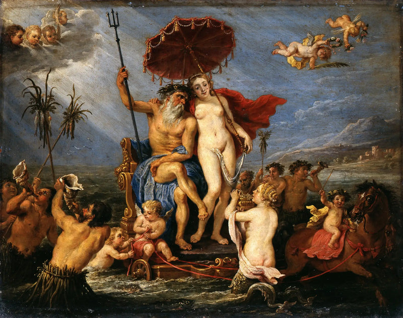 Neptun i Amphitrita - David Teniers Młodszy