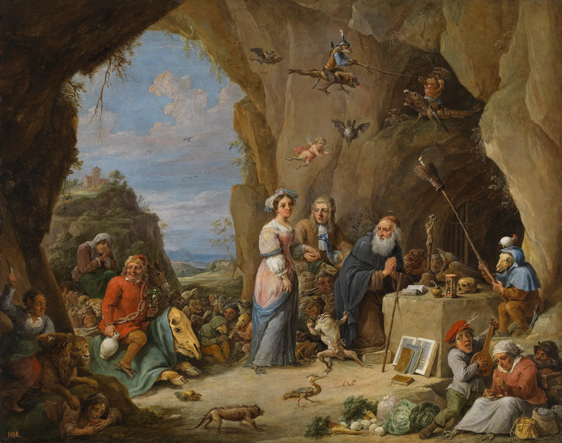 Pokusa świętego Antoniego - David Teniers Młodszy