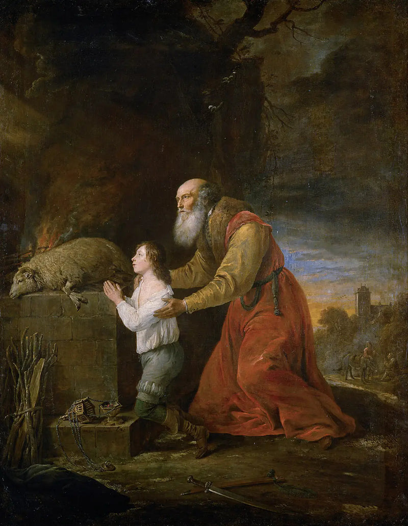 Ofiara Abrahama - David Teniers Młodszy