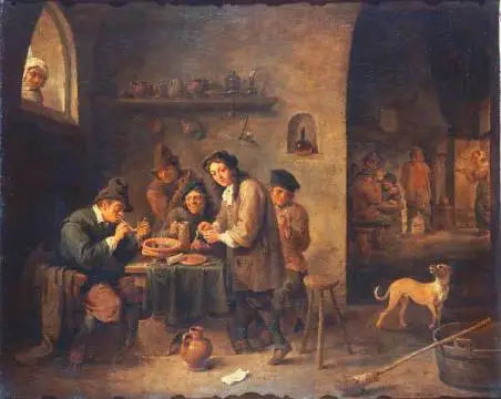Szkoła palaczy - David Teniers Młodszy