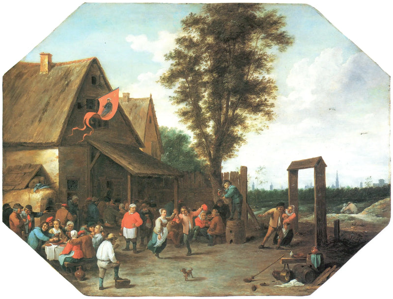 Święto wioski św. Jerzego - David Teniers Młodszy