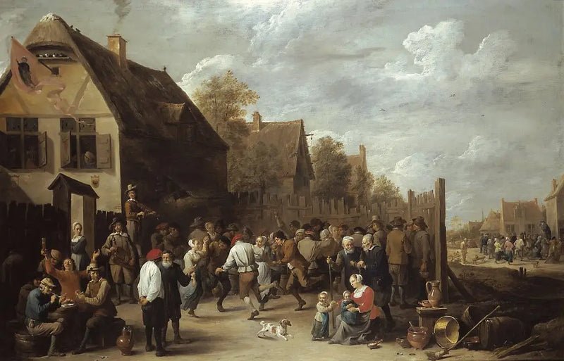Jarmark wiejski - David Teniers Młodszy