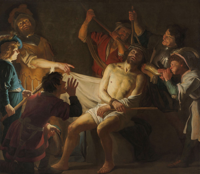 Chrystus z koroną cierniową - Gerrit van Honthorst