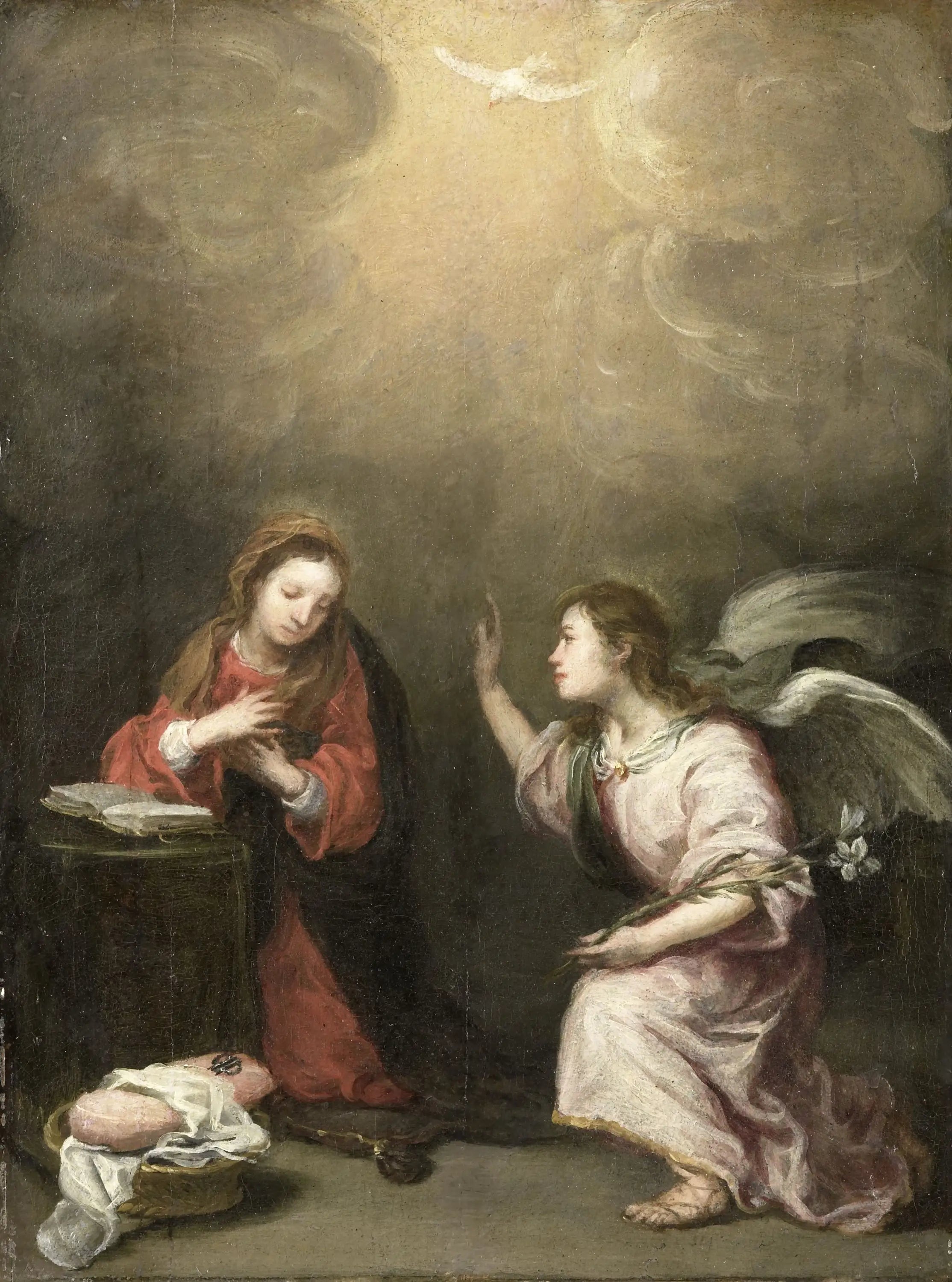 Annonciation à la Vierge - Bartolomé Esteban Murillo - Alpha Reproduction
