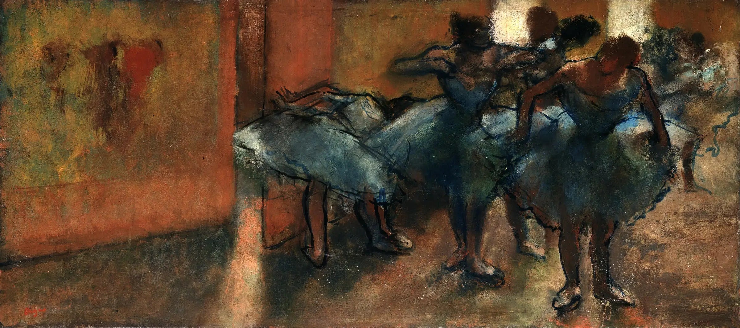Reproduction du tableau « Danseuses au foyer - Edgar Degas » par Alpha Reproduction en peinture à l’huile