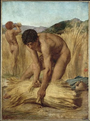 Moissonneurs dans la campagne romaine - Jules-Élie Delaunay