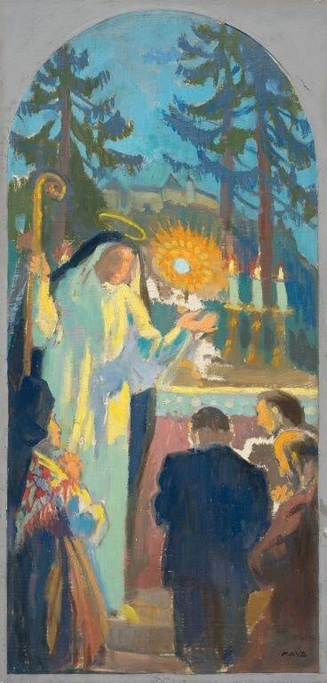 Święta Odila - Maurice Denis