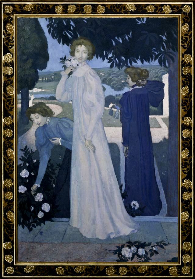 Portret Yvonne Lerolle w trzech ujęciach - Maurice Denis