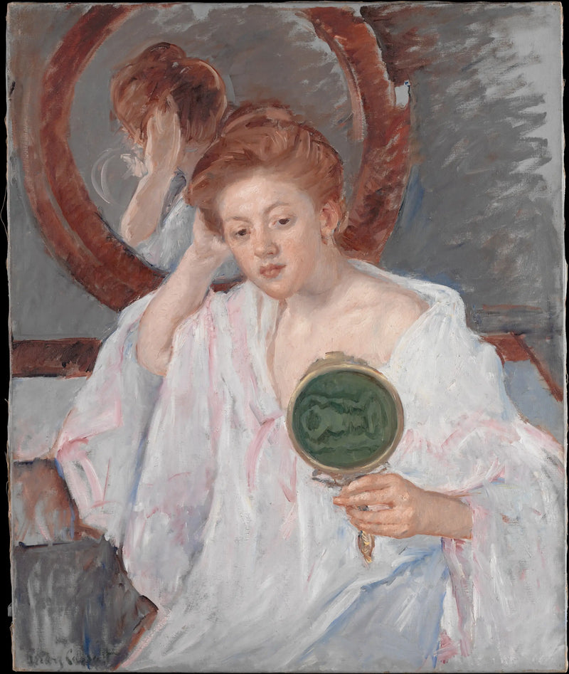 Denise u swojej fryzjerki - Mary Cassatt