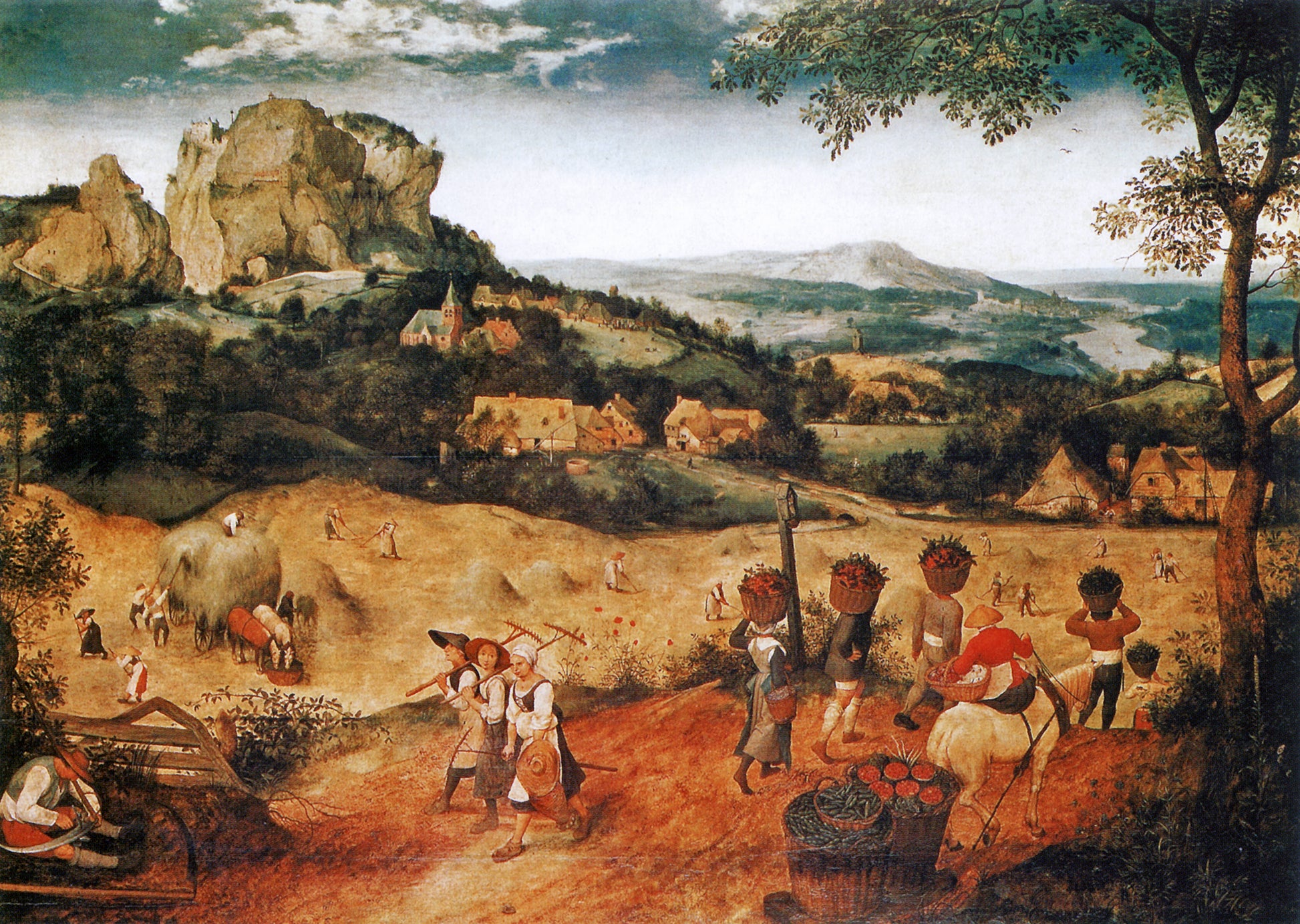 Koszenie siana - Pieter Brueghel Starszy