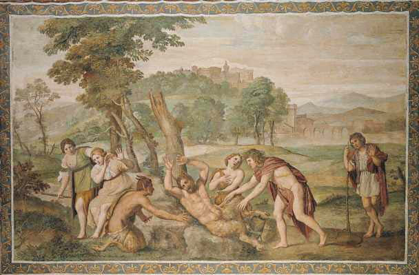 Rozpłatanie Marsjasza - Domenichino