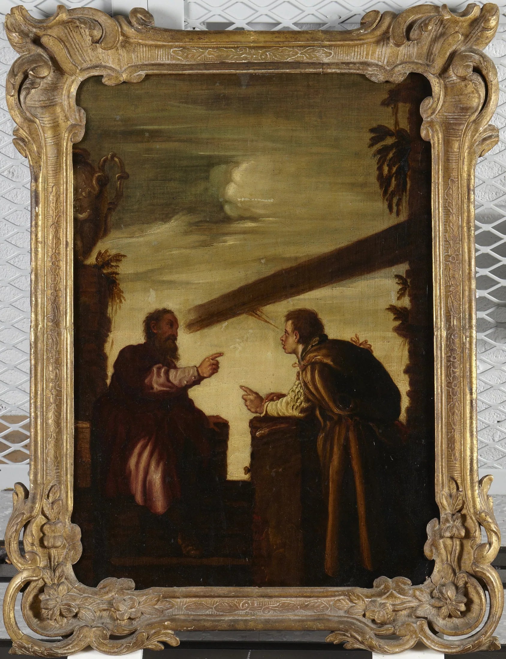 La parabole de la paille et de la poutre - Domenico Fetti image 1 copie peinte à la main à l’huile