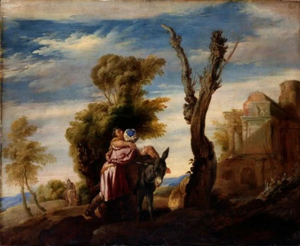 La parabole du Bon Samaritain - Domenico Fetti image 1 copie peinte à la main à l’huile