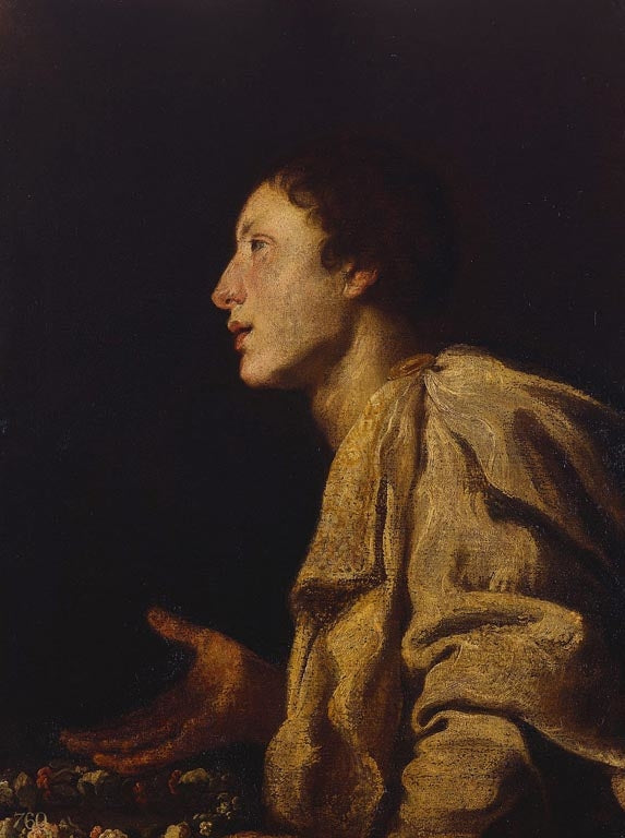 Un jeune saint - Domenico Fetti image 1 reproduction artisanale de tableau
