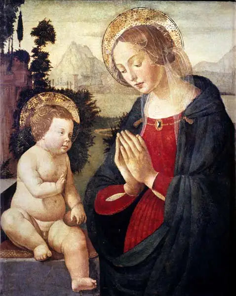 Adoracja Dzieciątka - Domenico Ghirlandaio