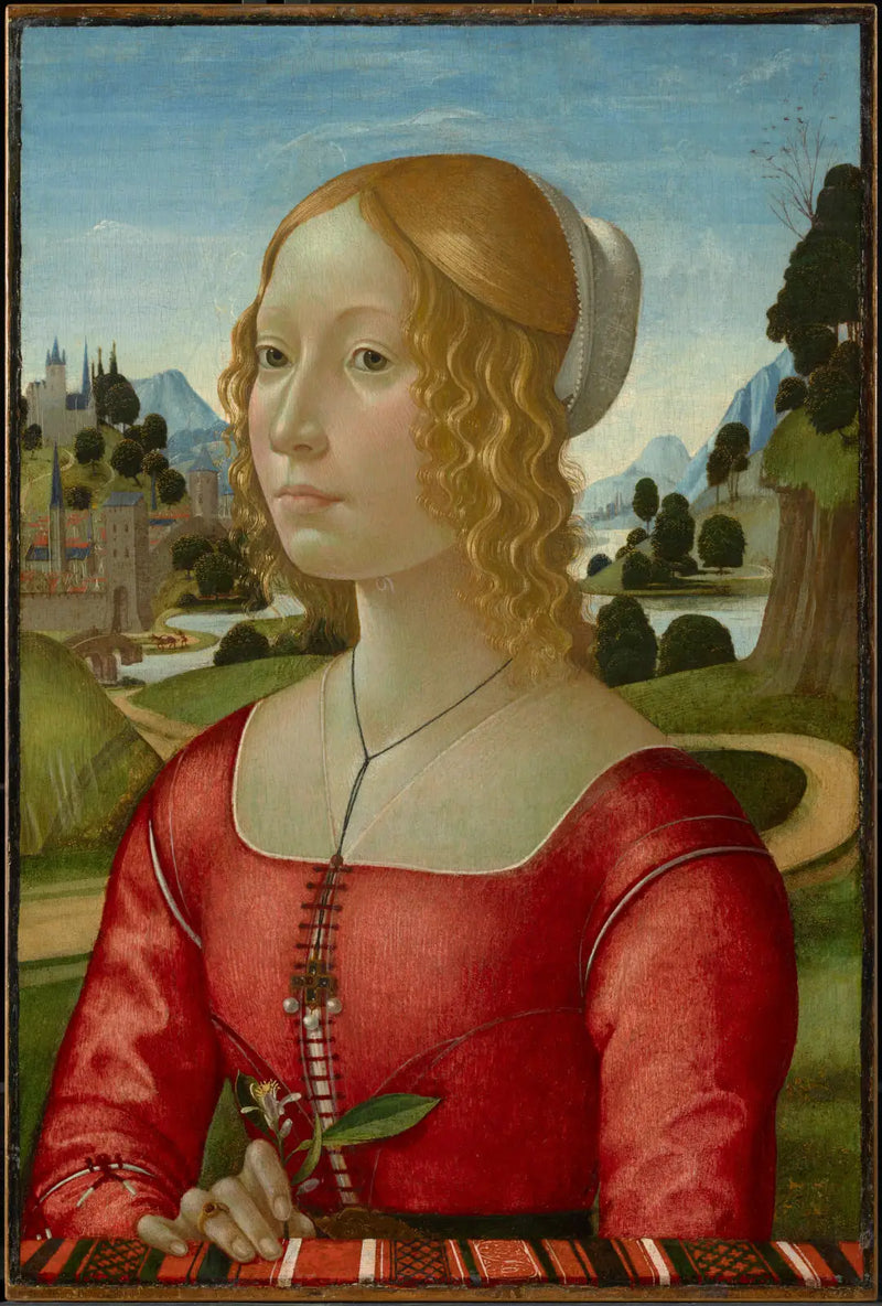 Portret damy - Domenico Ghirlandaio