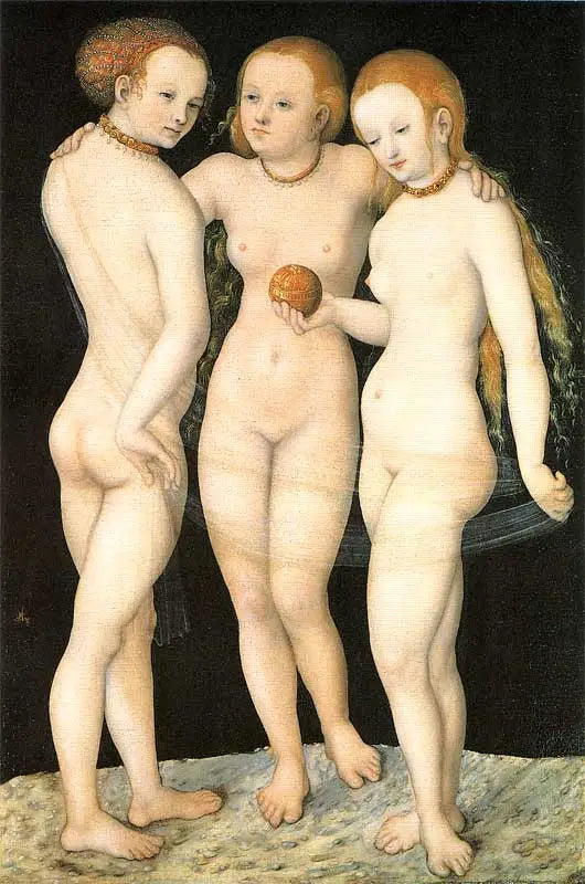Trzy Gracje - Lucas Cranach Starszy