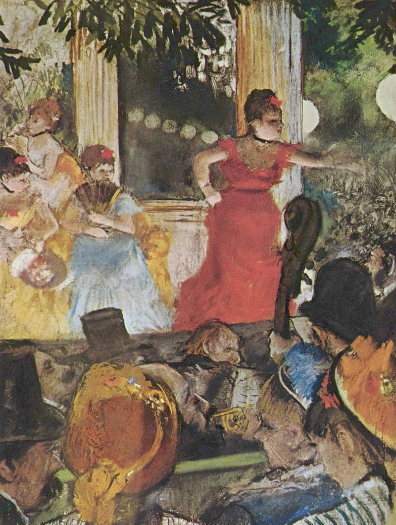 Kawiarnia koncertowa u ambasadorów - Edgar Degas