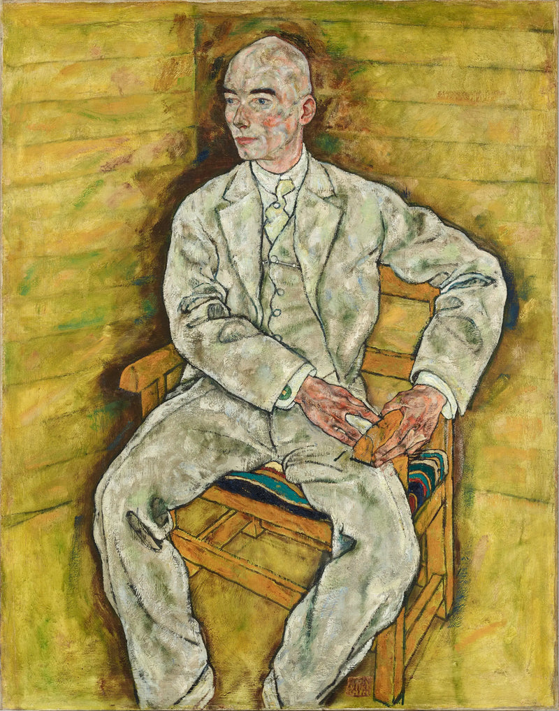 Portret Victora Rittera von Bauera - Egon Schiele