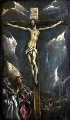 Crucifixion avec la Vierge Marie et saint Jean l’Évangéliste - El Greco - Alpha Reproduction