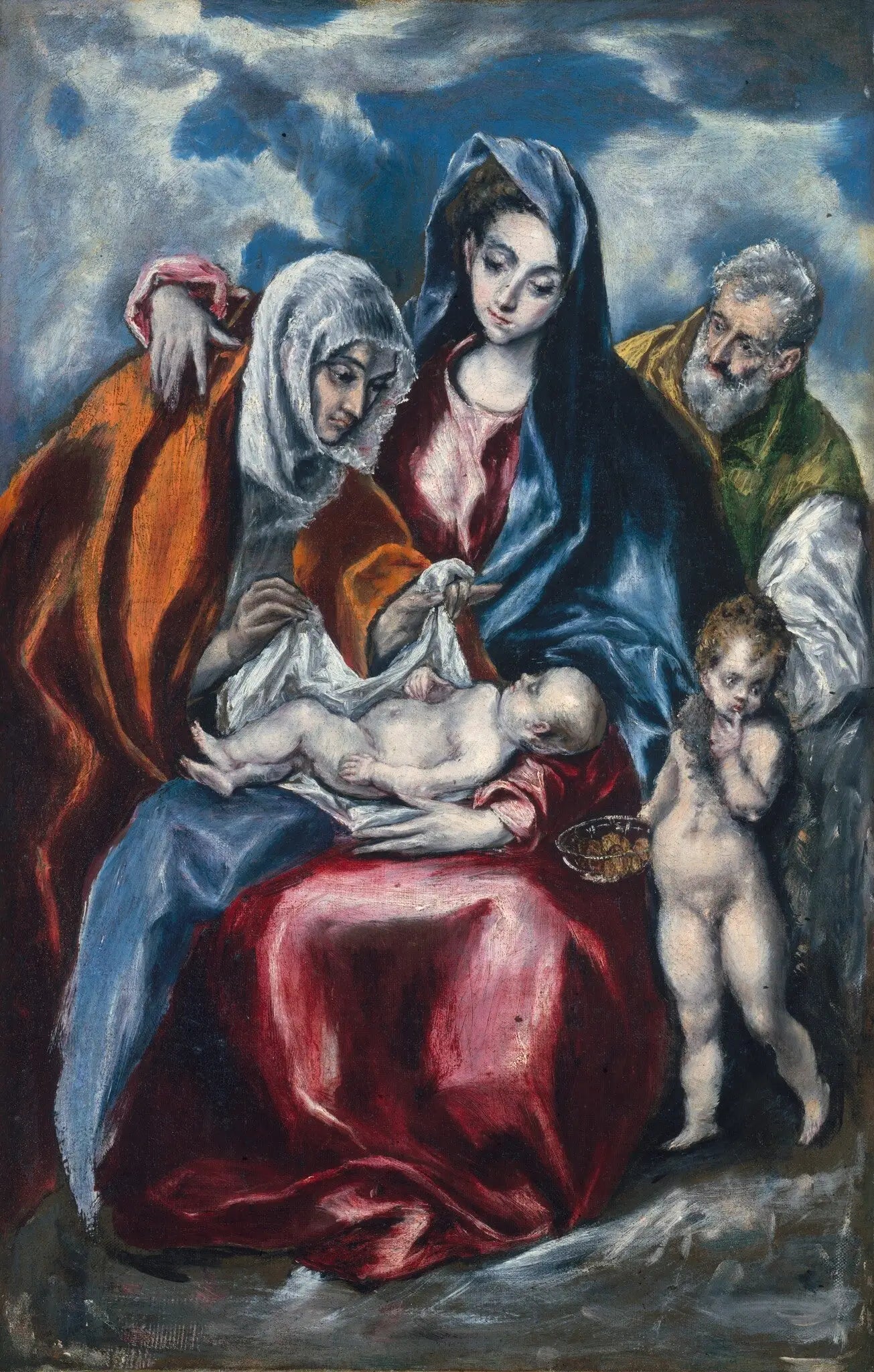 La Sainte Famille avec sainte Anne et l’enfant Jean-Baptiste - El Greco - Alpha Reproduction