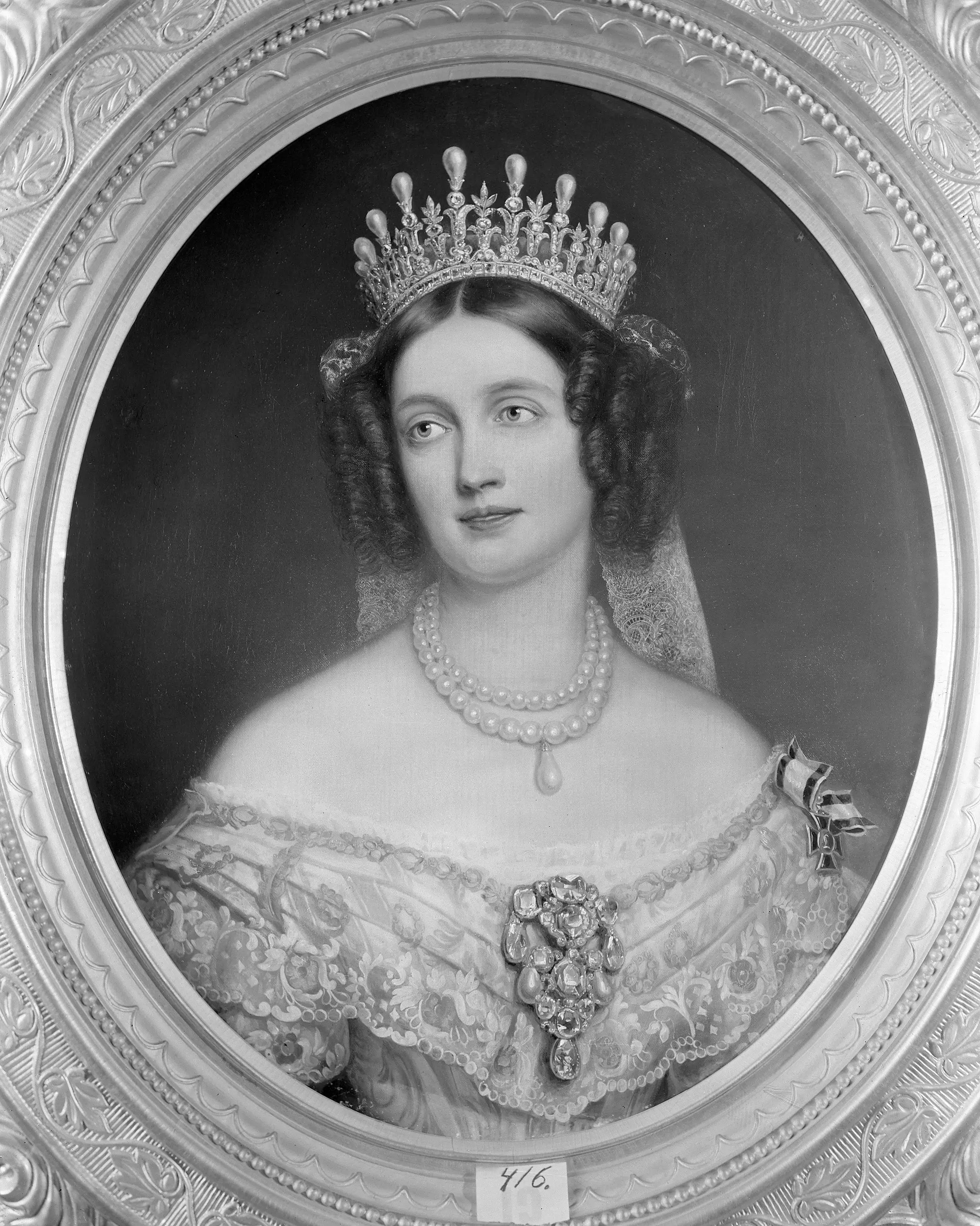 Elisabet (1801-1873) mère de Preussen princesse du Bayern fondatrice du roi Fredrik Vilhelm IV - Joseph Karl Stieler