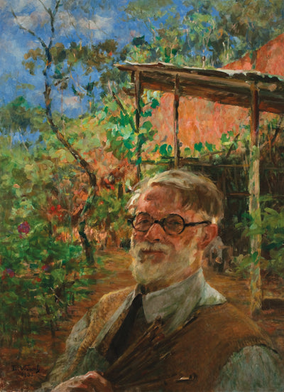 Autorretrato ao ar livre 1943 - Eliseu Visconti